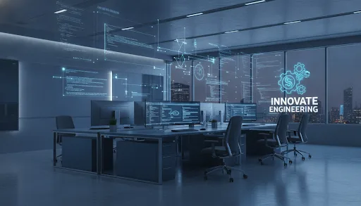 Engineering team workspace