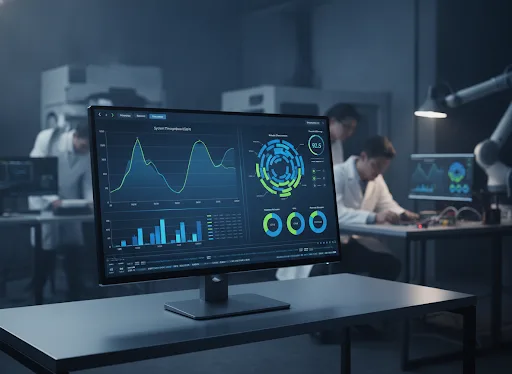 Production metrics dashboard